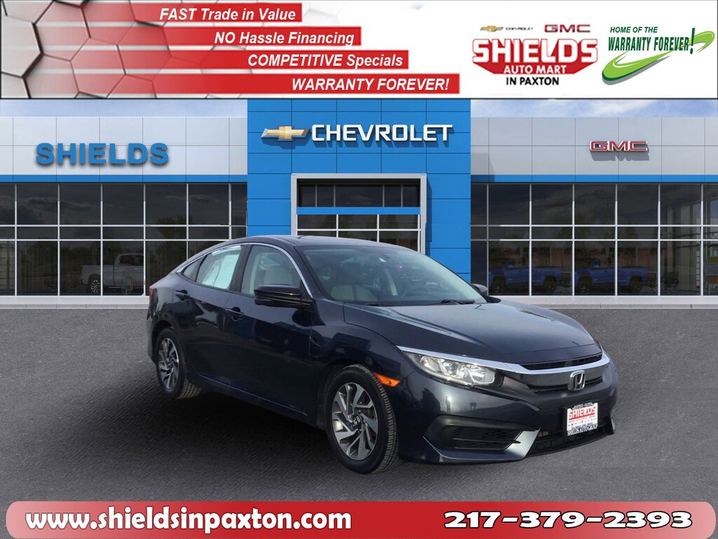 Used 2017 Honda Civic EX Sedan