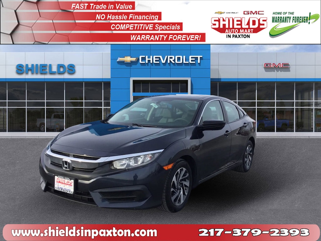 Used 2017 Honda Civic EX Sedan