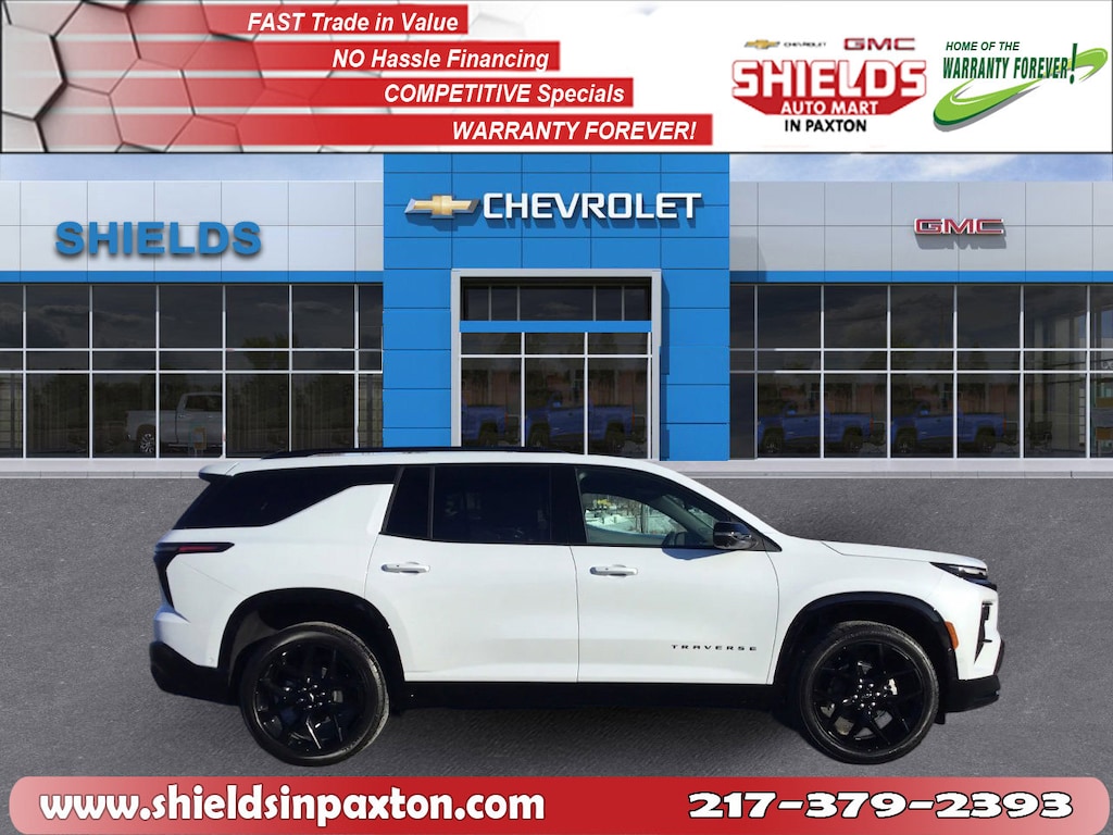 New 2026 Chevrolet Traverse RS SUV