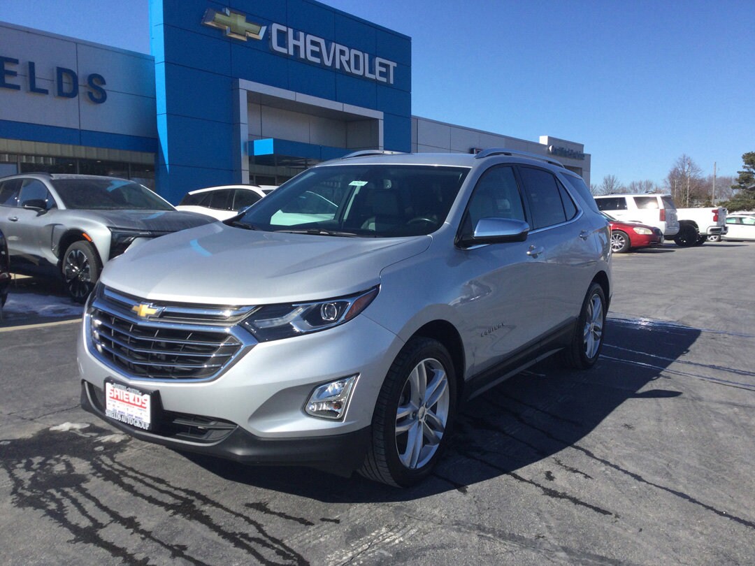 Used 2019 Chevrolet Equinox Premier with VIN 2GNAXYEX5K6256933 for sale in Paxton, IL