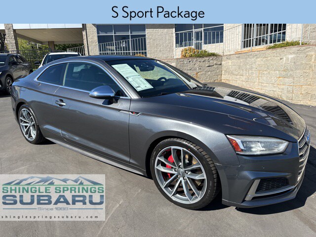 Used 2018 Audi S5 Coupe Premium Plus with VIN WAUP4AF51JA010671 for sale in Shingle Springs, CA