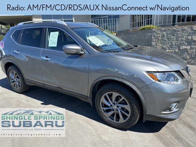 Used 2016 Nissan Rogue SL with VIN JN8AT2MT7GW015702 for sale in Shingle Springs, CA