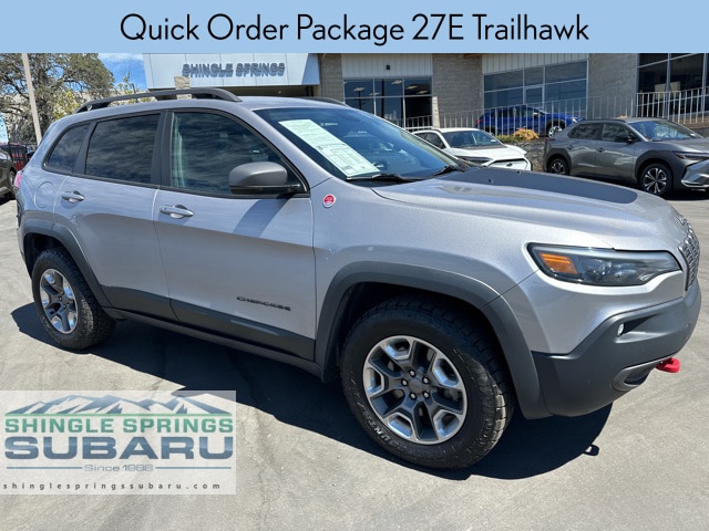 Used 2019 Jeep Cherokee Trailhawk with VIN 1C4PJMBX0KD298199 for sale in Shingle Springs, CA