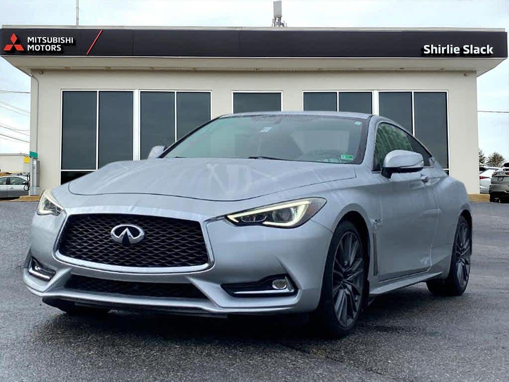 Used 2017 INFINITI Q60 Coupe Red Sport with VIN JN1FV7EL0HM700521 for sale in Fredericksburg, VA