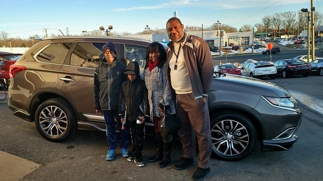 Meet the Olivers and their brand new Mitsubishi Outlander. Thank you for your business; we hope you enjoy it!