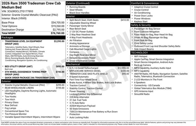 2026 RAM 3500 Tradesman - Photo 42