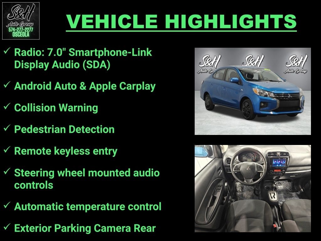 Used 2022 Mitsubishi Mirage G4 ES Sedan