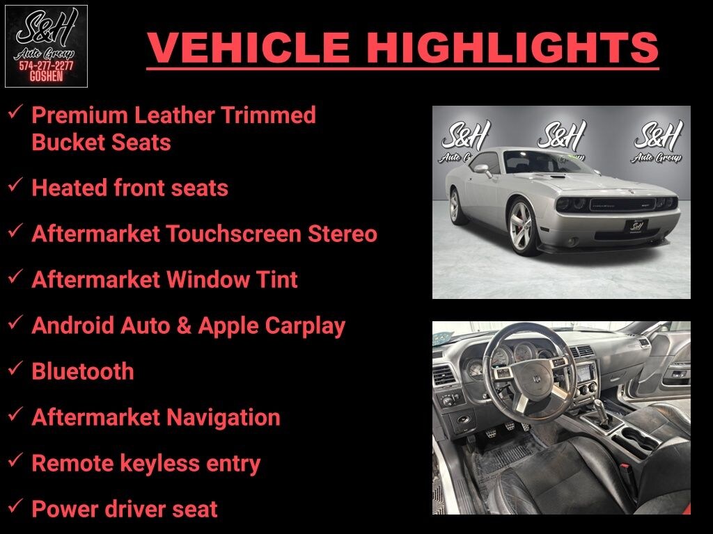 Used 2010 Dodge Challenger SRT8 Coupe