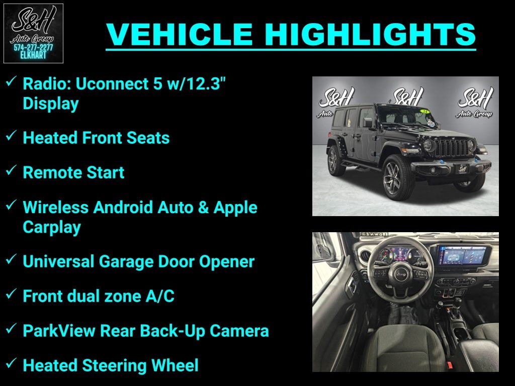 Used 2024 Jeep Wrangler Sport S 4xe SUV