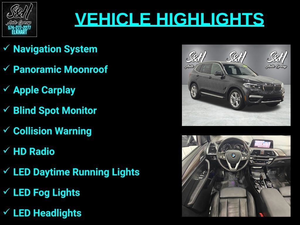 Used 2021 BMW X3 xDrive30i SUV