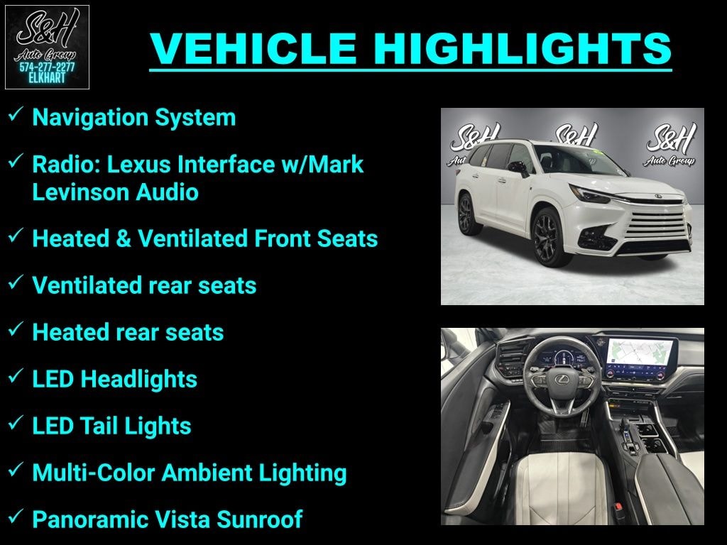 Used 2025 Lexus TX 500h F Sport Luxury SUV