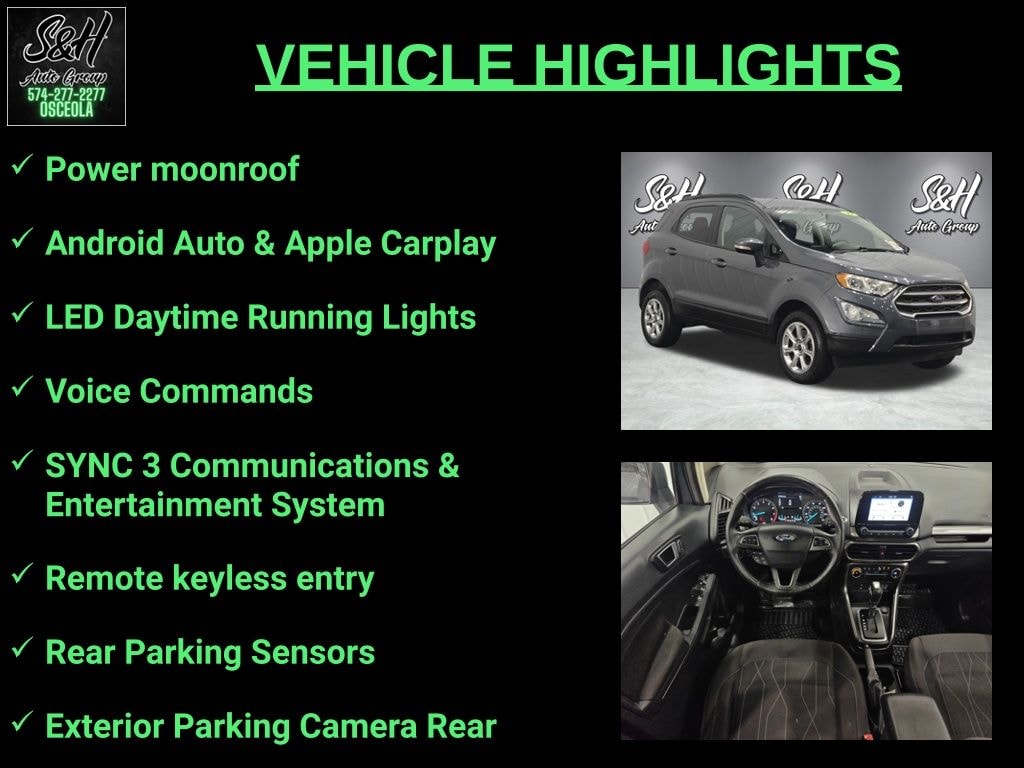 Used 2019 Ford EcoSport SE SUV
