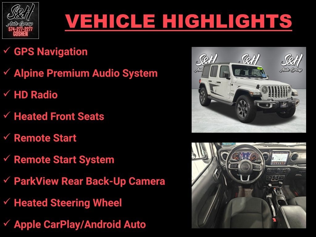 Used 2018 Jeep Wrangler Unlimited Sahara SUV