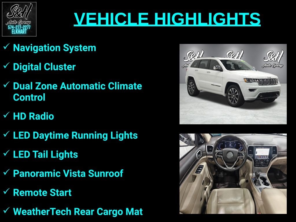 Used 2018 Jeep Grand Cherokee Overland SUV