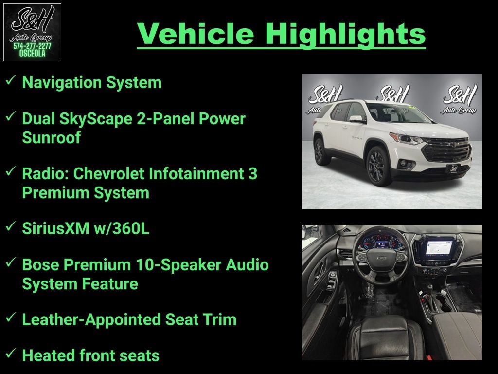 Used 2020 Chevrolet Traverse RS SUV