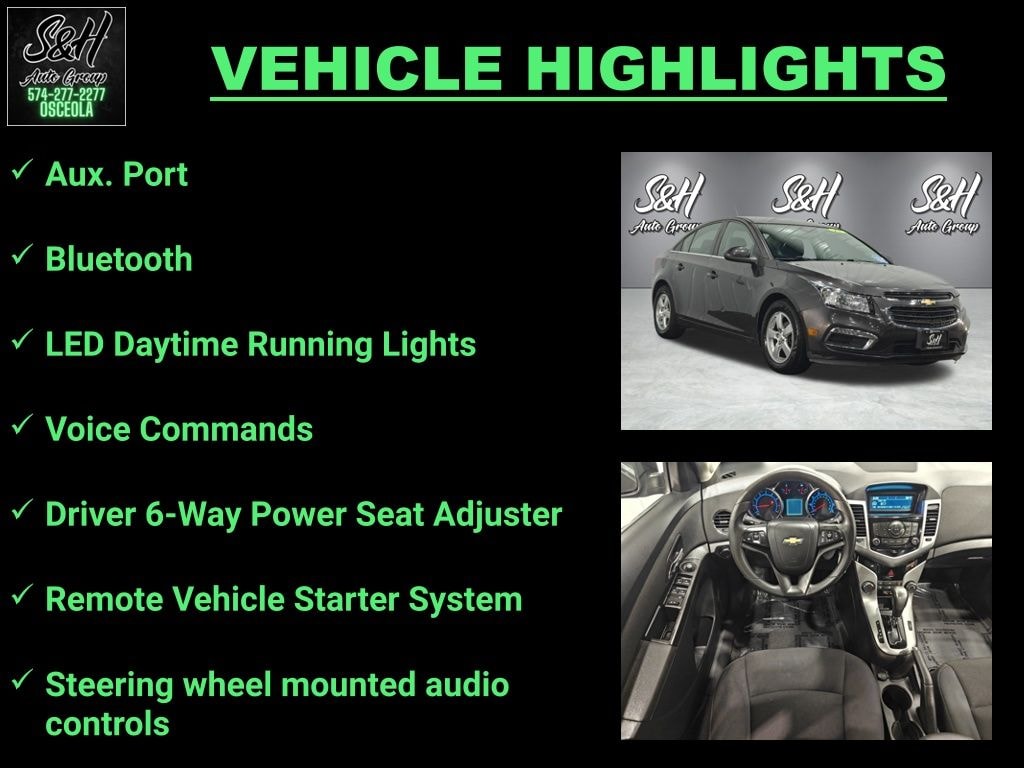 Used 2015 Chevrolet Cruze 1LT Sedan