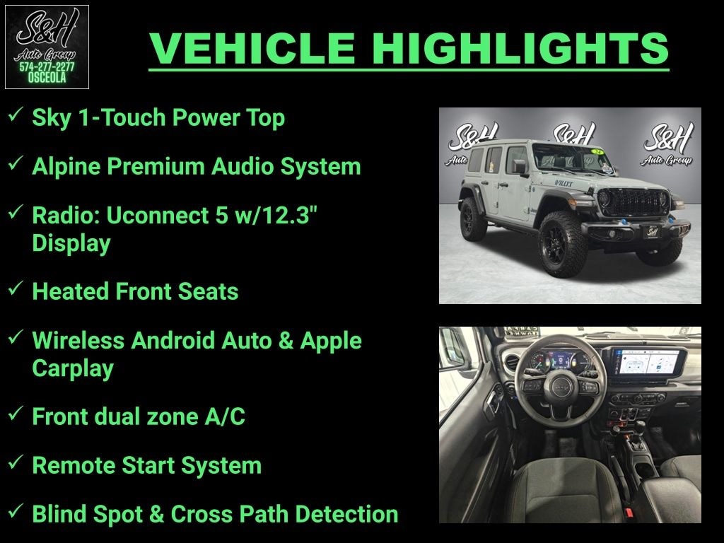 Used 2024 Jeep Wrangler Willys 4xe SUV