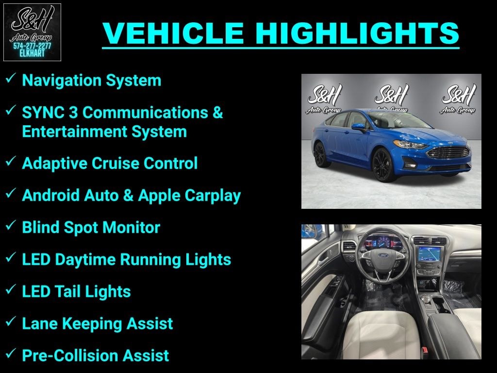 Used 2019 Ford Fusion SE Sedan