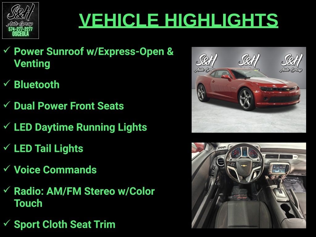 Used 2014 Chevrolet Camaro 1LT Coupe