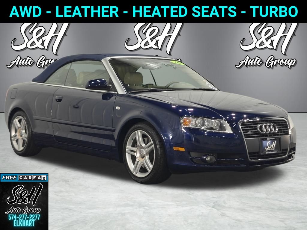 2008 Audi A4 2.0T Cabriolet Convertible