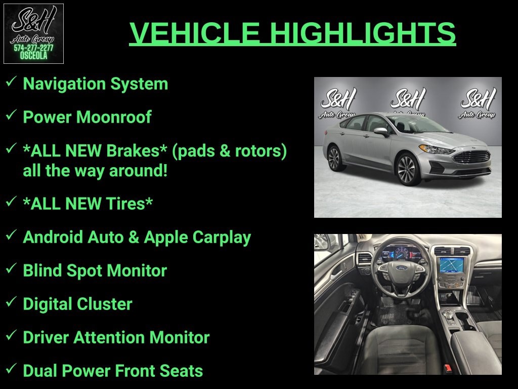Used 2020 Ford Fusion SE Sedan