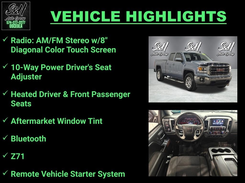 Used 2015 GMC Sierra 1500 SLE Truck