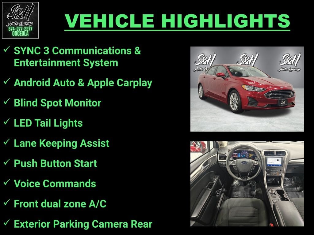 Used 2020 Ford Fusion SE Sedan