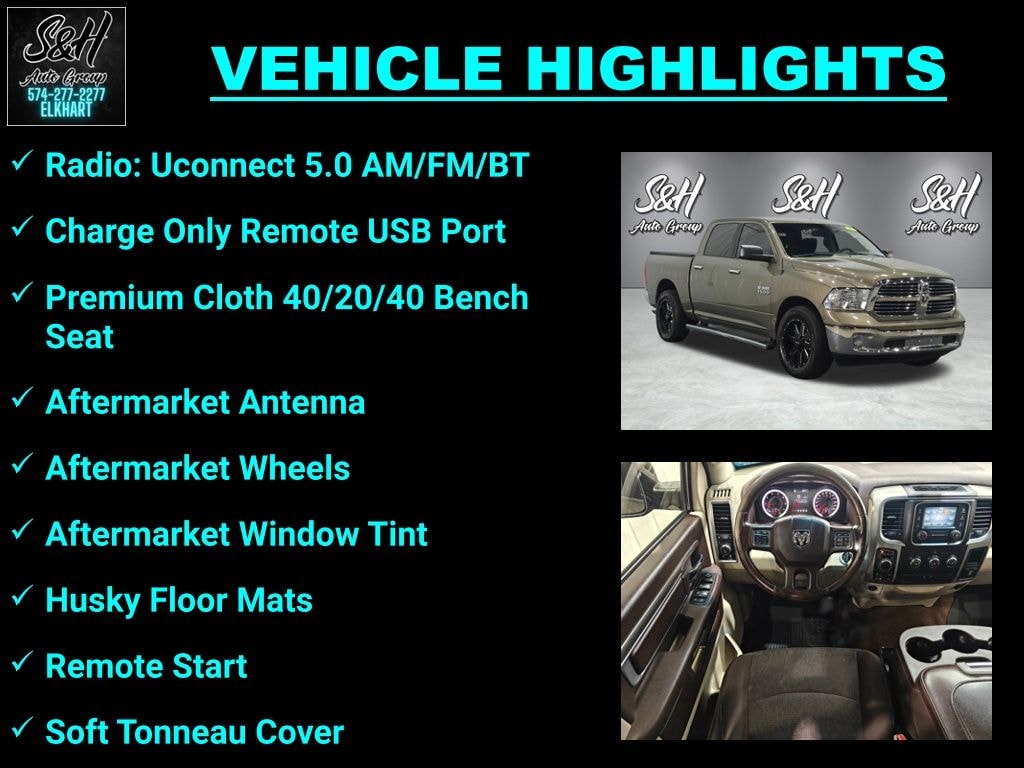 Used 2015 Ram 1500 Big Horn Truck