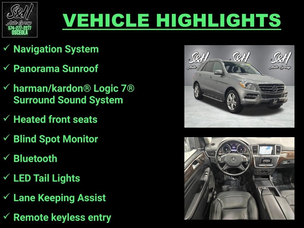 Used 2015 Mercedes-Benz M-Class ML 350 SUV