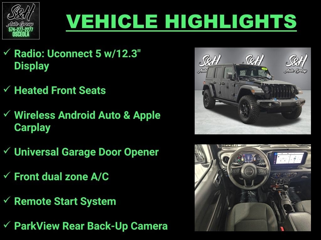 Used 2024 Jeep Wrangler Willys 4xe SUV