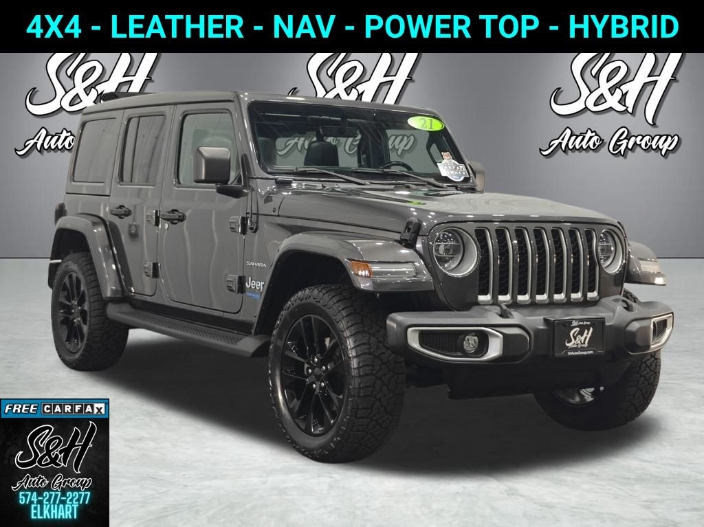 Used 2021 Jeep Wrangler Unlimited Sahara 4xe SUV