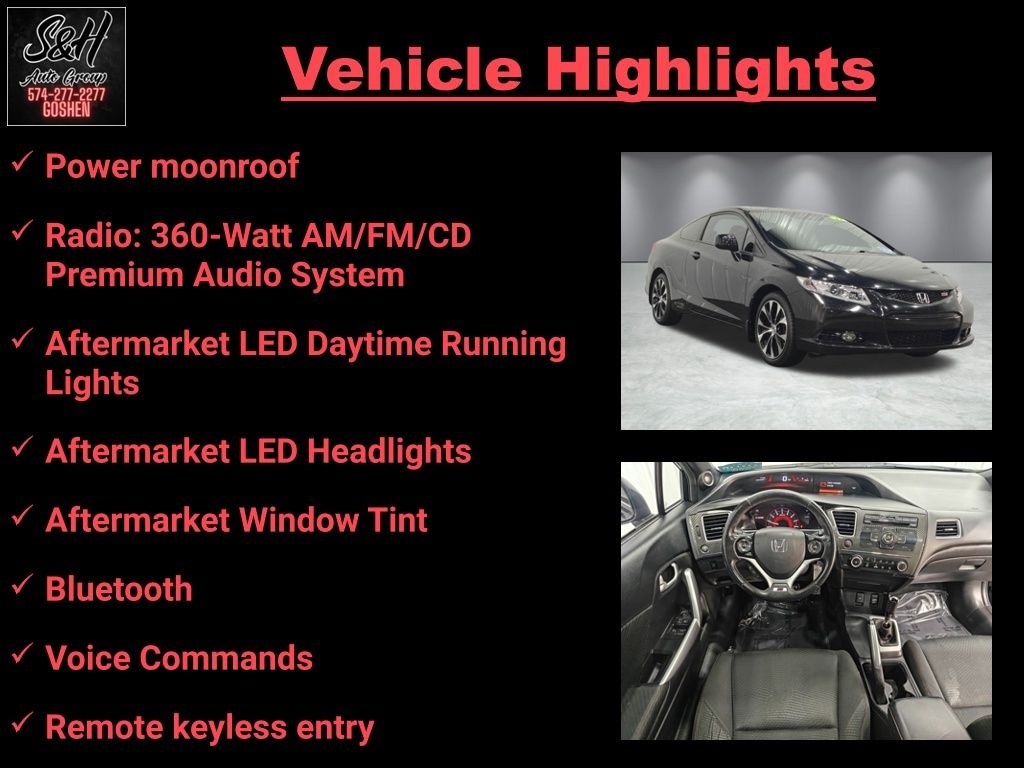 Used 2013 Honda Civic Si Coupe