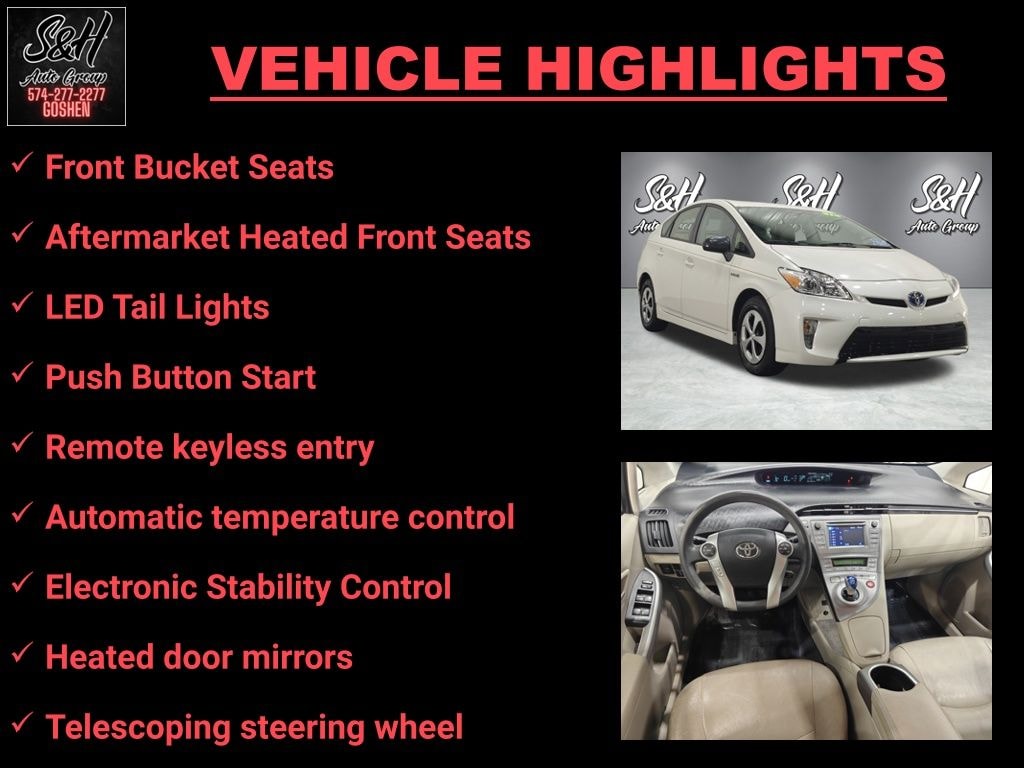 Used 2012 Toyota Prius Two Hatchback