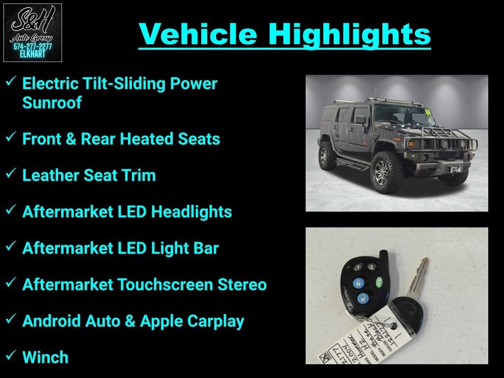 Used 2004 HUMMER H2 Base SUV