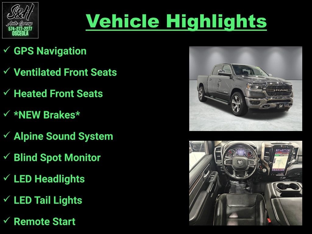 Used 2019 Ram 1500 Laramie Truck