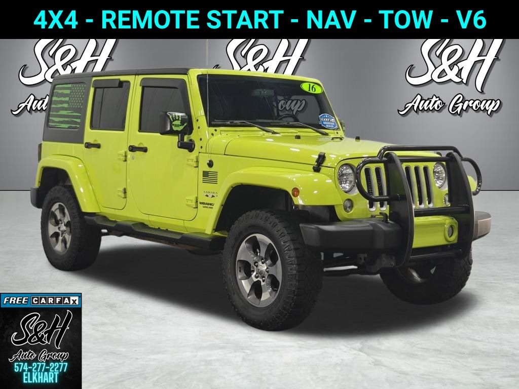 Used 2016 Jeep Wrangler Unlimited Sahara SUV