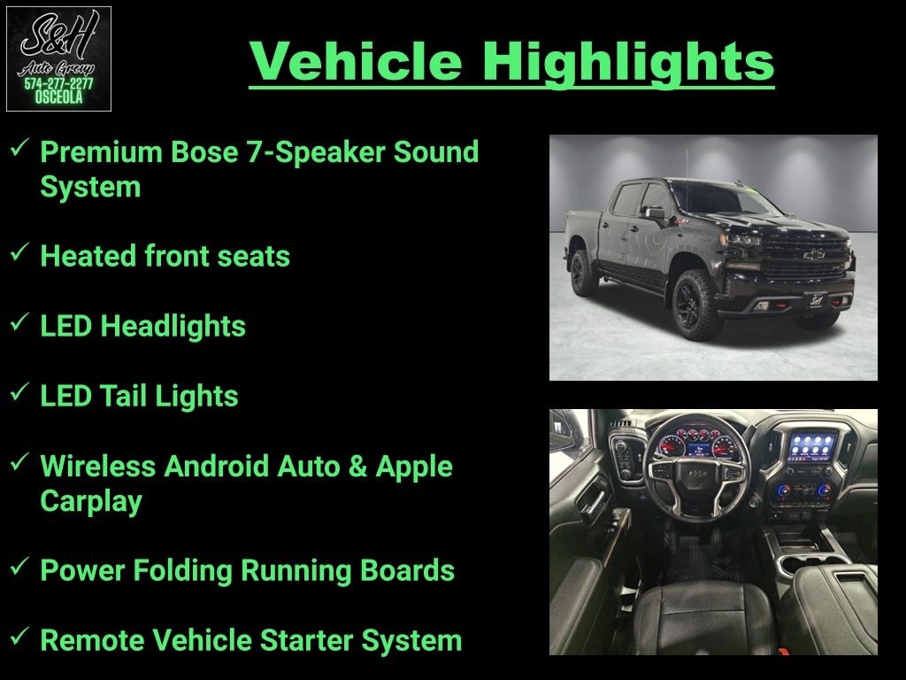 Used 2021 Chevrolet Silverado 1500 LT Trail Boss Truck