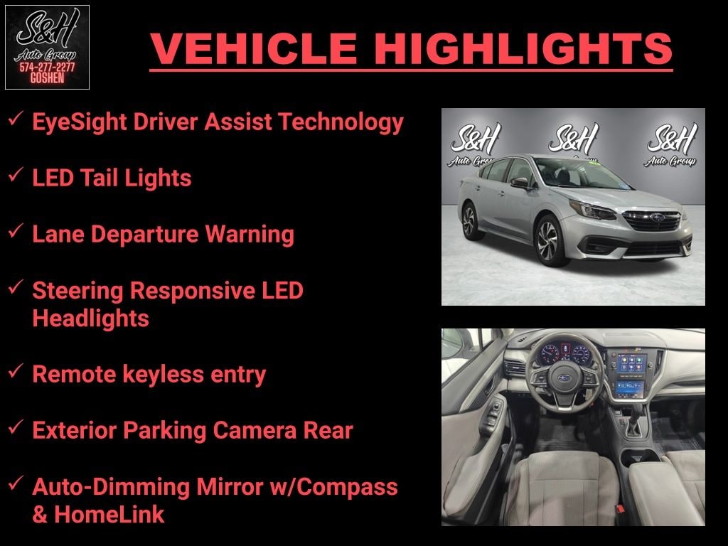 Used 2021 Subaru Legacy Base Sedan