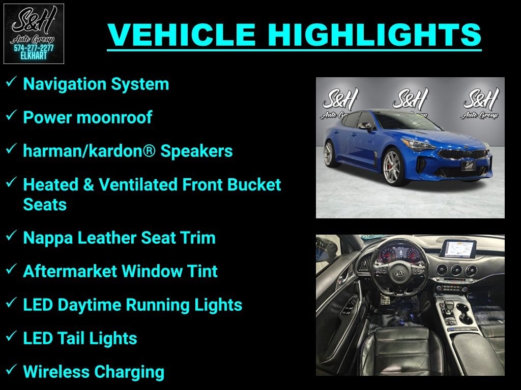 Used 2018 Kia Stinger GT2 Sedan