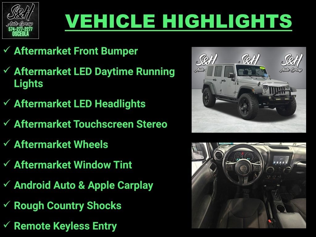 Used 2015 Jeep Wrangler Unlimited Sport SUV