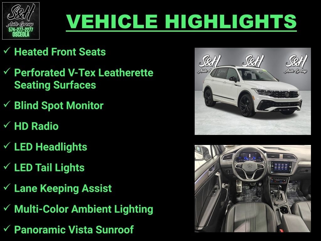 Used 2024 Volkswagen Tiguan 2.0T SE R-Line Black SUV