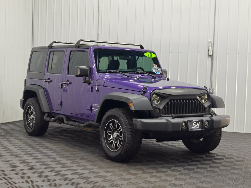 Used 2018 Jeep Wrangler JK Unlimited Sport SUV