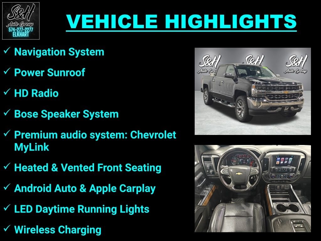 Used 2018 Chevrolet Silverado 1500 LTZ Truck