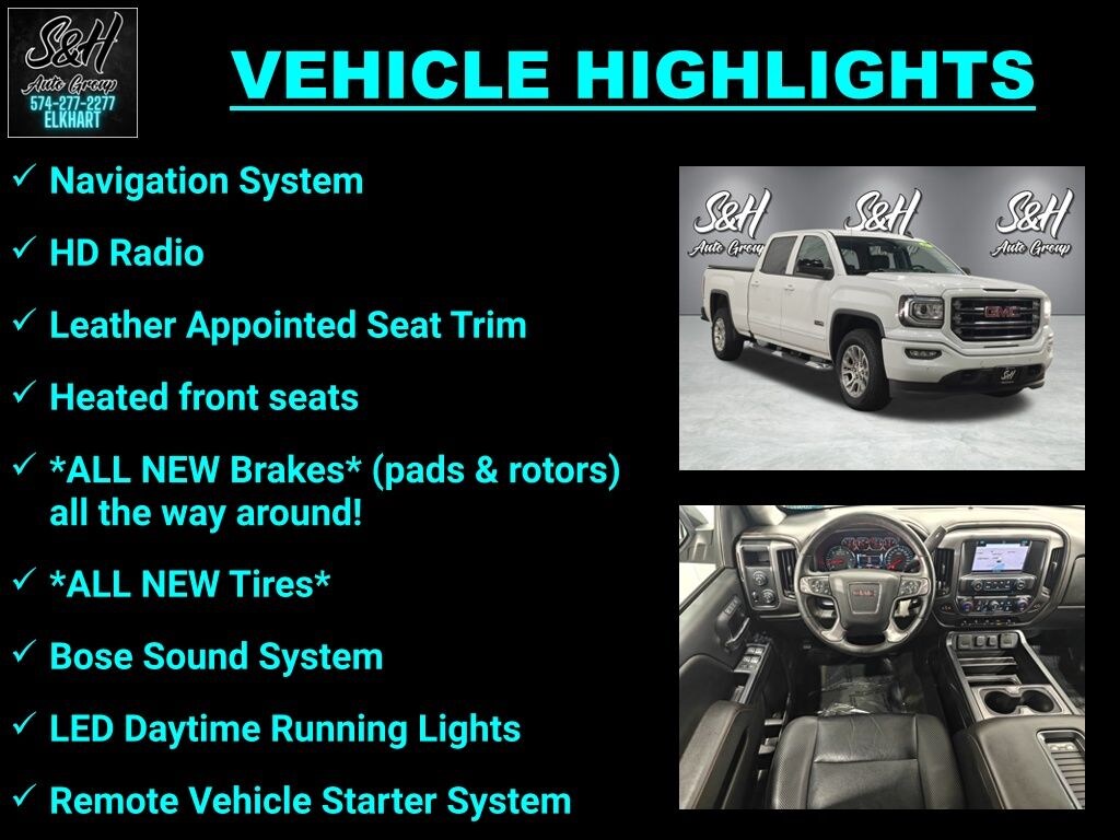 Used 2017 GMC Sierra 1500 SLT Truck