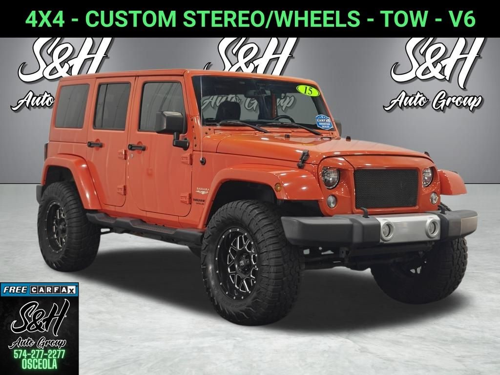 Used 2015 Jeep Wrangler Unlimited Sahara SUV