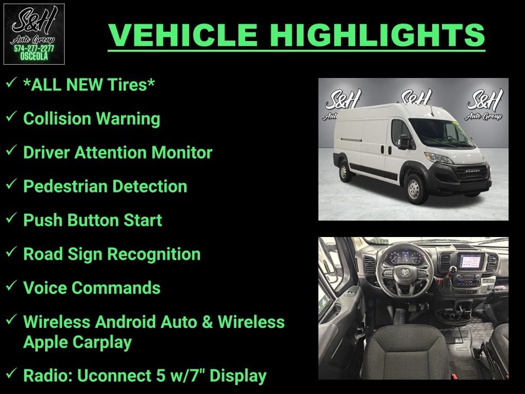 Used 2023 Ram Promaster 2500 High Roof Cargo Van