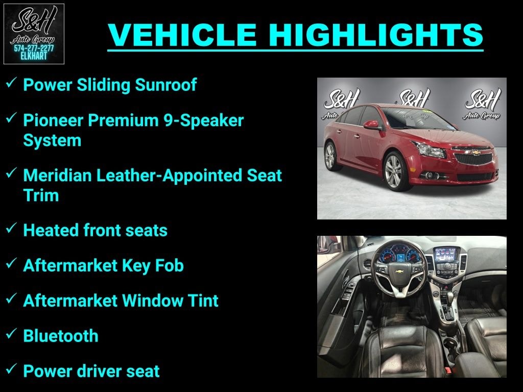 Used 2013 Chevrolet Cruze LTZ Sedan