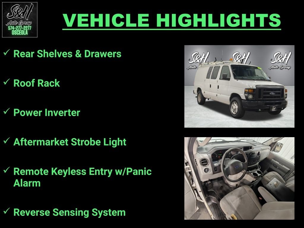 Used 2012 Ford E-250 Commercial Cargo Van