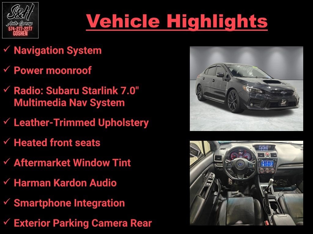 Used 2018 Subaru WRX Limited Sedan