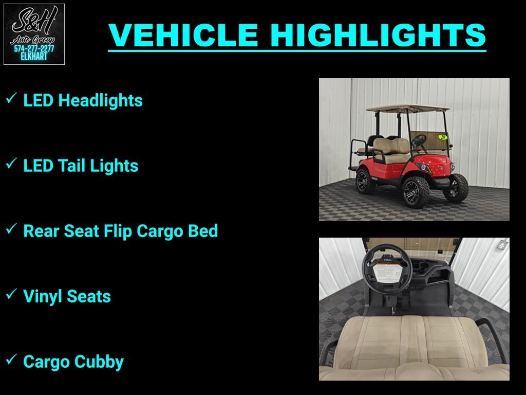 Used 2020 Yamaha DRA2A22 Golf Cart